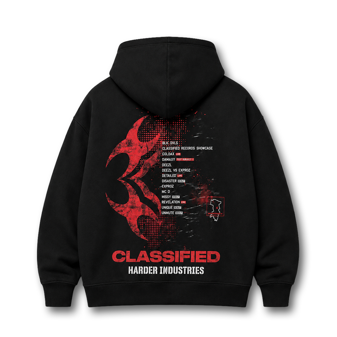 Harder Industries x Classified Limited Edition Hoodie V1